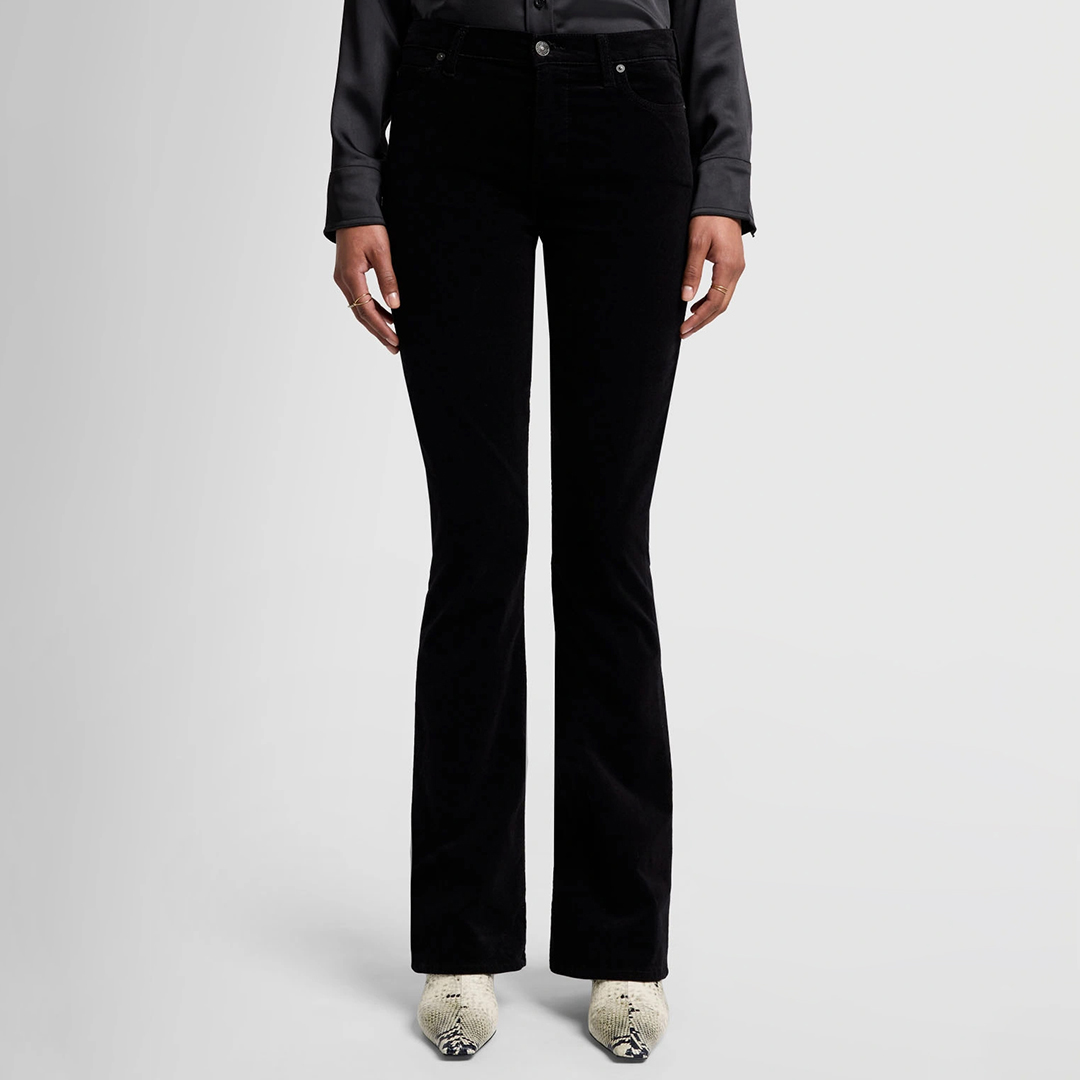 Black Velvet Ali Bootcut Jeans