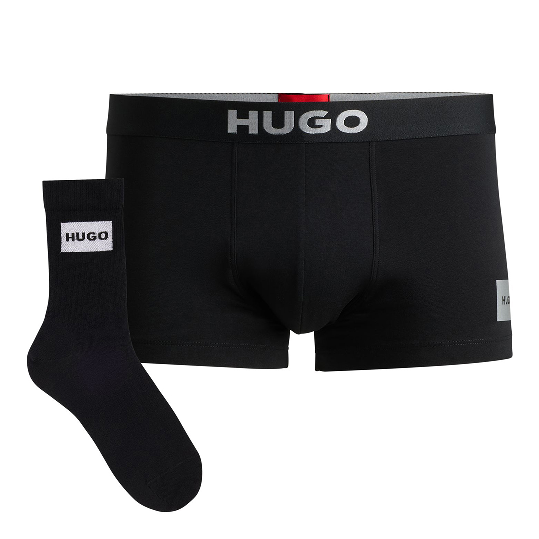 Black Trunk and Socks Gift Set
