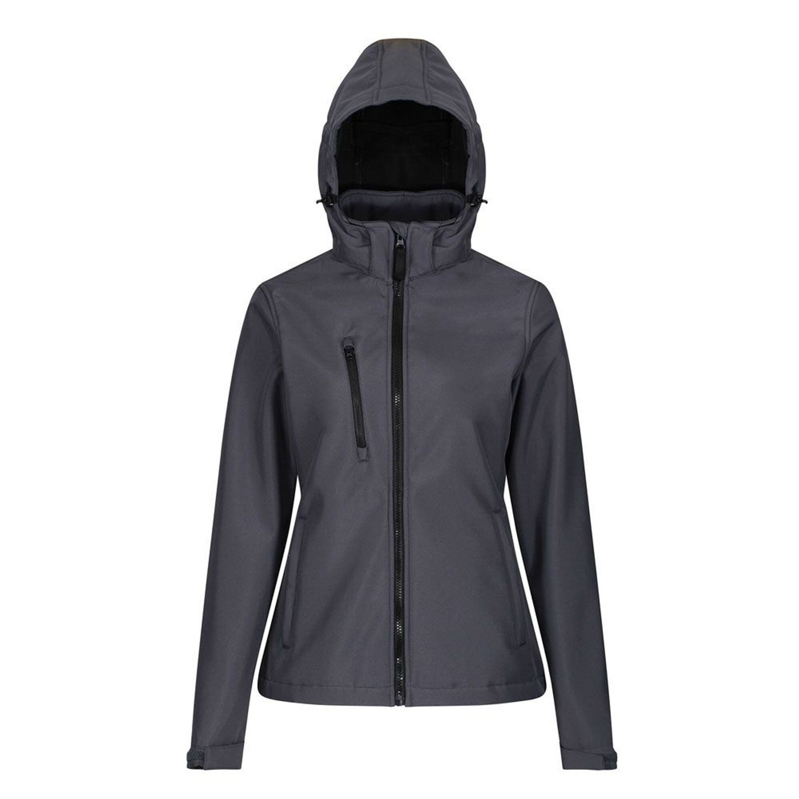 Regatta Women's   Grey Soft Shell Jacket Venturer Polyester Seal /Black in Size 20, BrandAlley