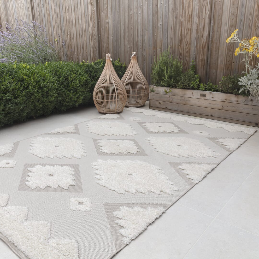 Natural/Cream Monty Outdoor Rug 160x230cm