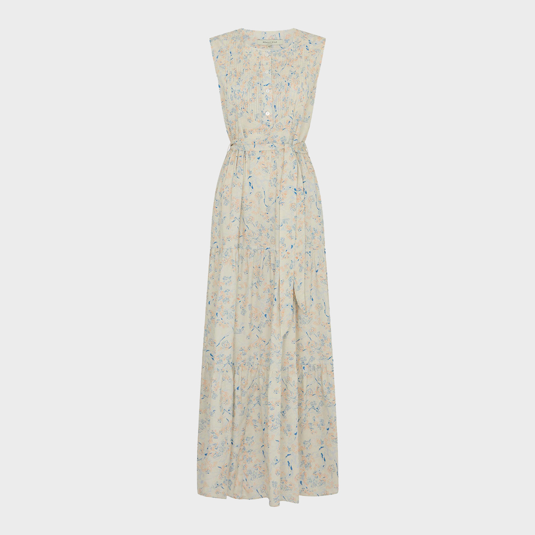 Ivory Saville Liberty Printed Tiered Dress