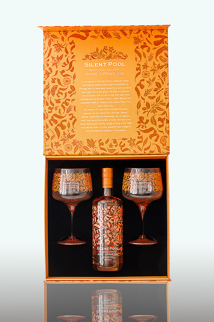 Silent Pool Rare Citrus Gin Copa Gift Set Silent Pool Rare Citrus Gin Copa Gift Set