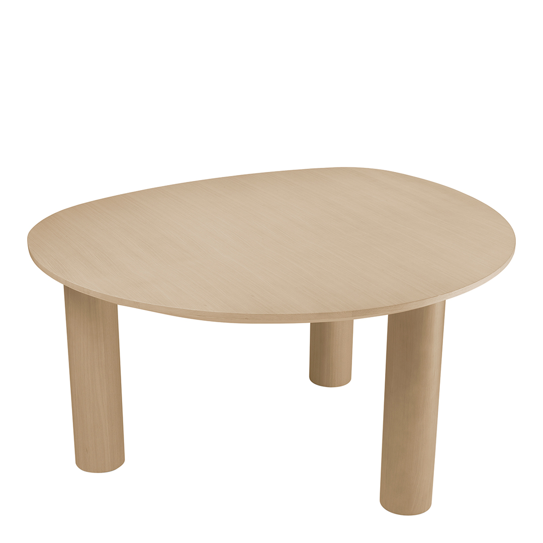 Eichholtz    Brown Lombardo Dining Table Natural Oak Veneer in Size Small, BrandAlley