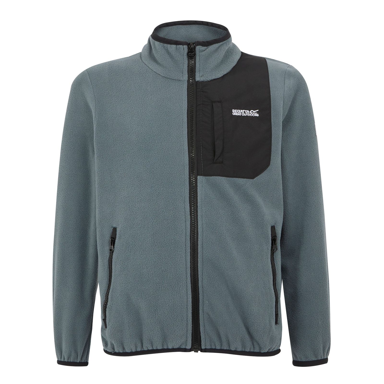 Regatta Boys  Fleece Jacket Frankie Recycled Polyester Stormy Weather in Size 5/6 Years, BrandAlley