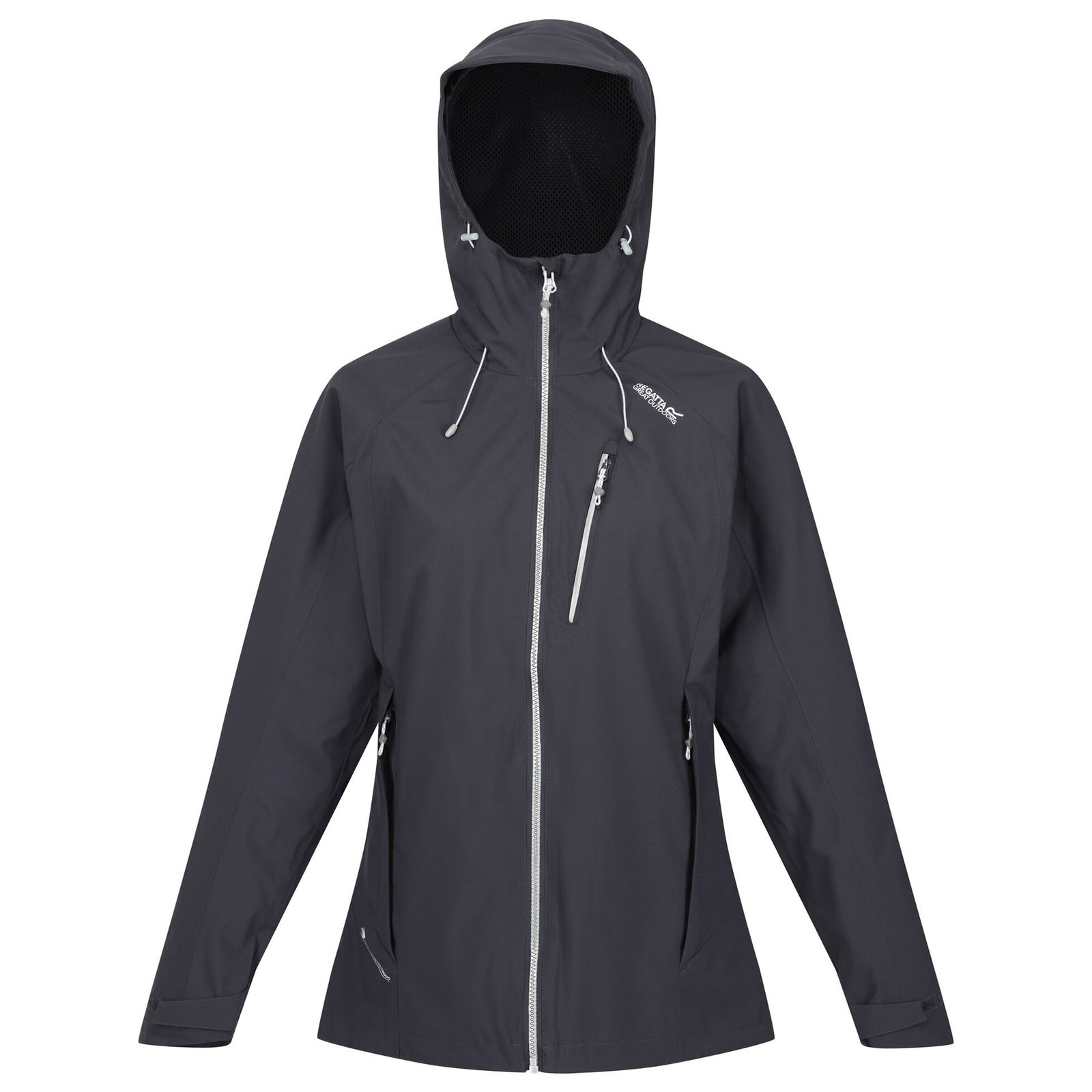 Regatta Women's  Waterproof Jacket Birchdale II Polyester Seal Grey in Size 20, BrandAlley