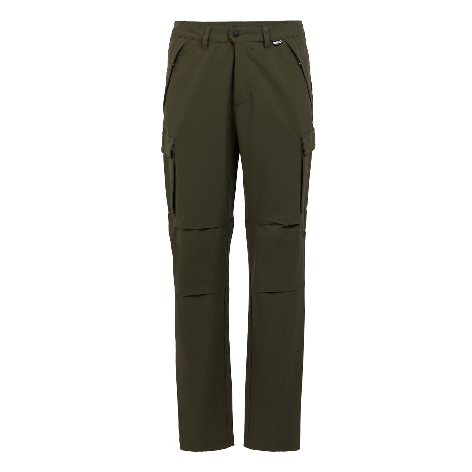 Regatta Men's  Cargo Trousers Questra Recycled Polyester Dark Khaki in Size 30R, BrandAlley