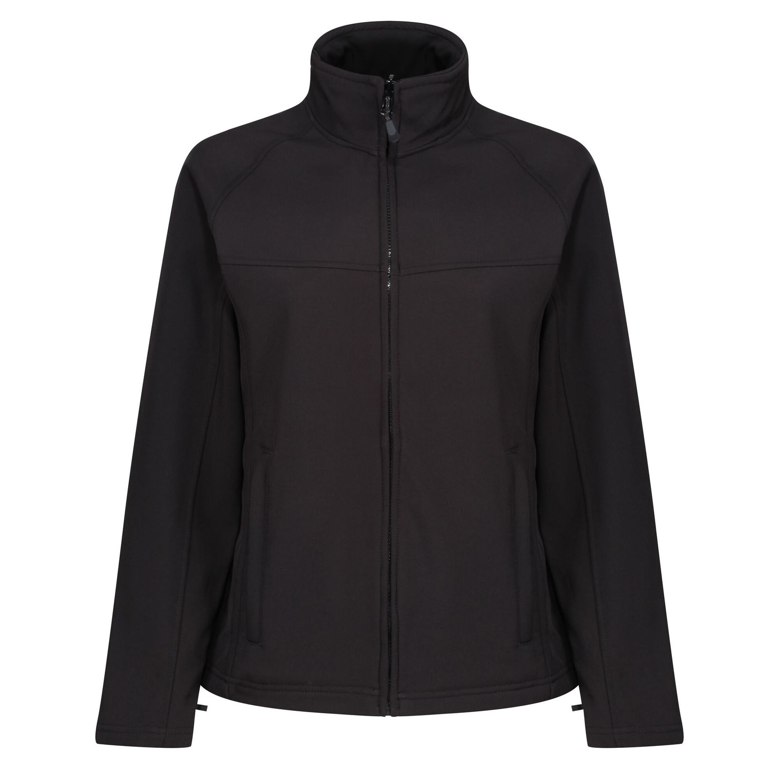 Regatta Women's  Ladies Uproar Softshell Wind Resistant Jacket All Black in Size 22, BrandAlley