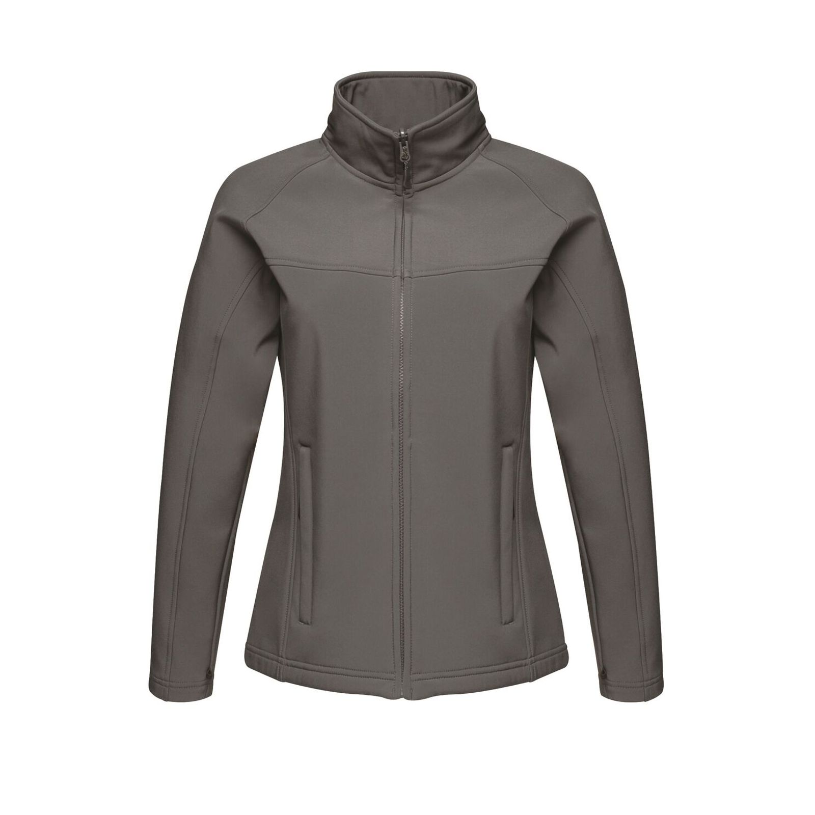 Regatta Women's  Ladies Uproar Softshell Wind Resistant Jacket Seal Grey in Size 14, BrandAlley