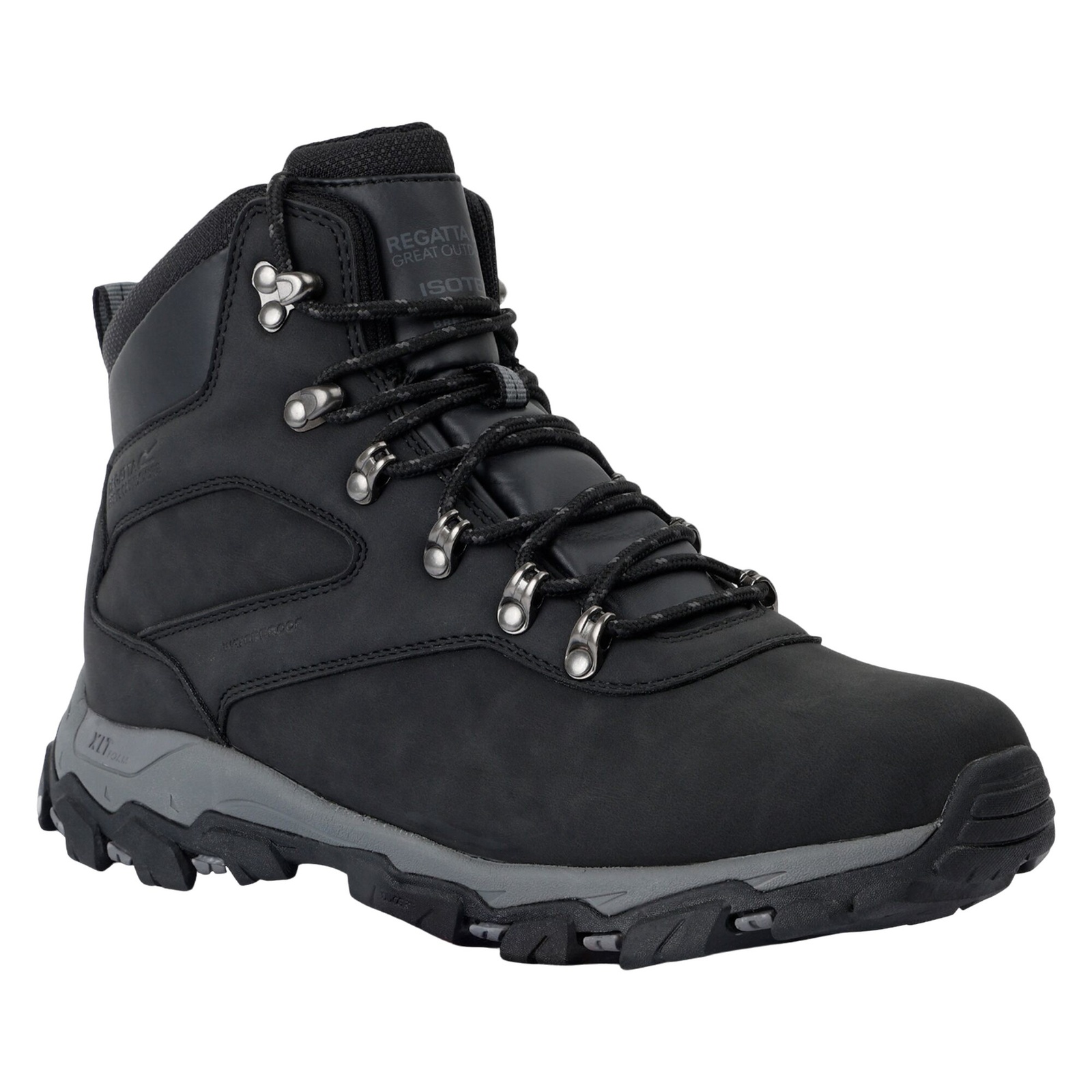 Regatta Men's   Black Walking Boots Holcombe Classic Mixed in Size 11, BrandAlley