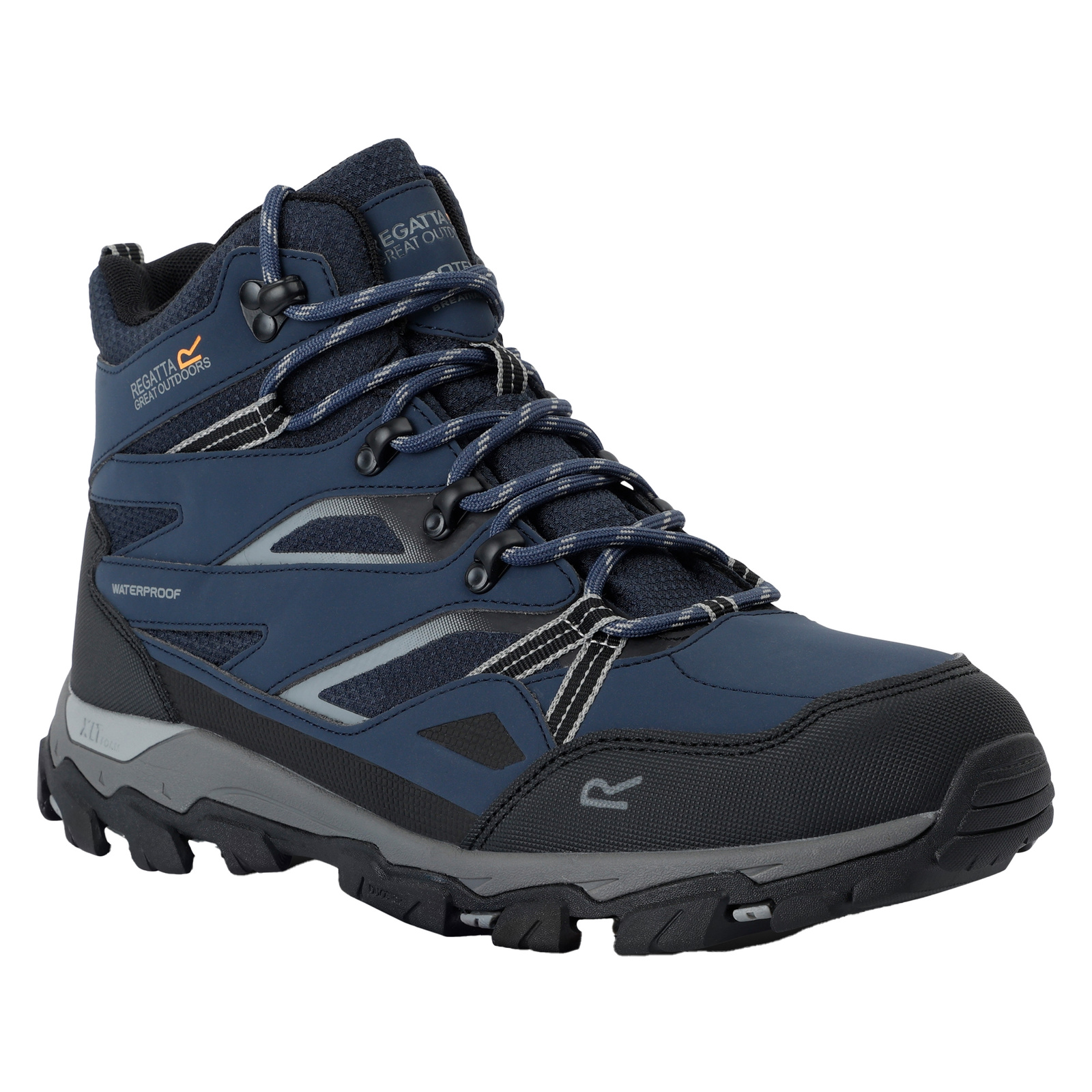 Regatta Men's   Navy Walking Boots Holcombe Iii Mixed /Dark Steel in Size 11, BrandAlley