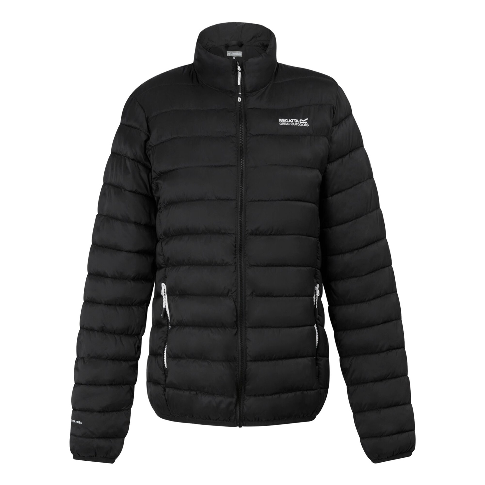 Regatta Women's   Black Padded Jacket Hillpack Ii Mixed in Size 12, BrandAlley