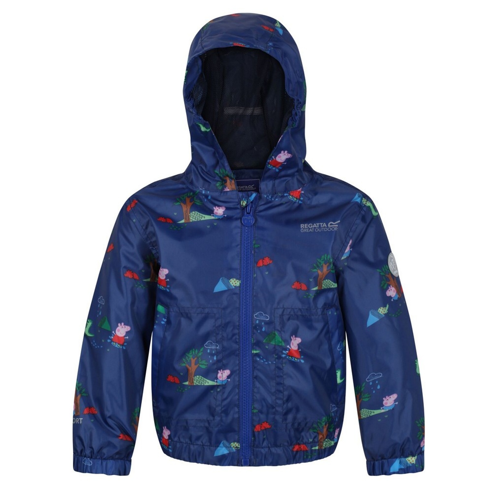 Regatta Boys   Blue Waterproof Jacket Muddy Puddle Polyester Royal in Size 4/5 Years, BrandAlley