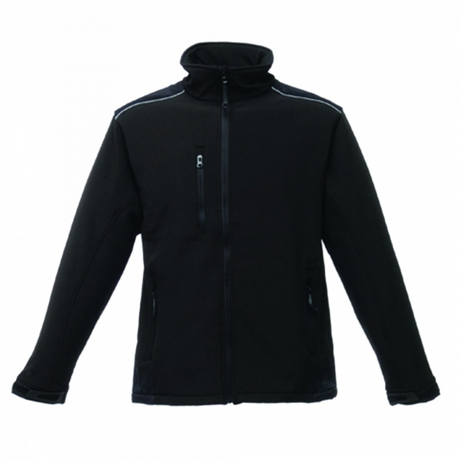 Regatta Men's  Soft Shell Jacket Polyester Black in Size Small, BrandAlley