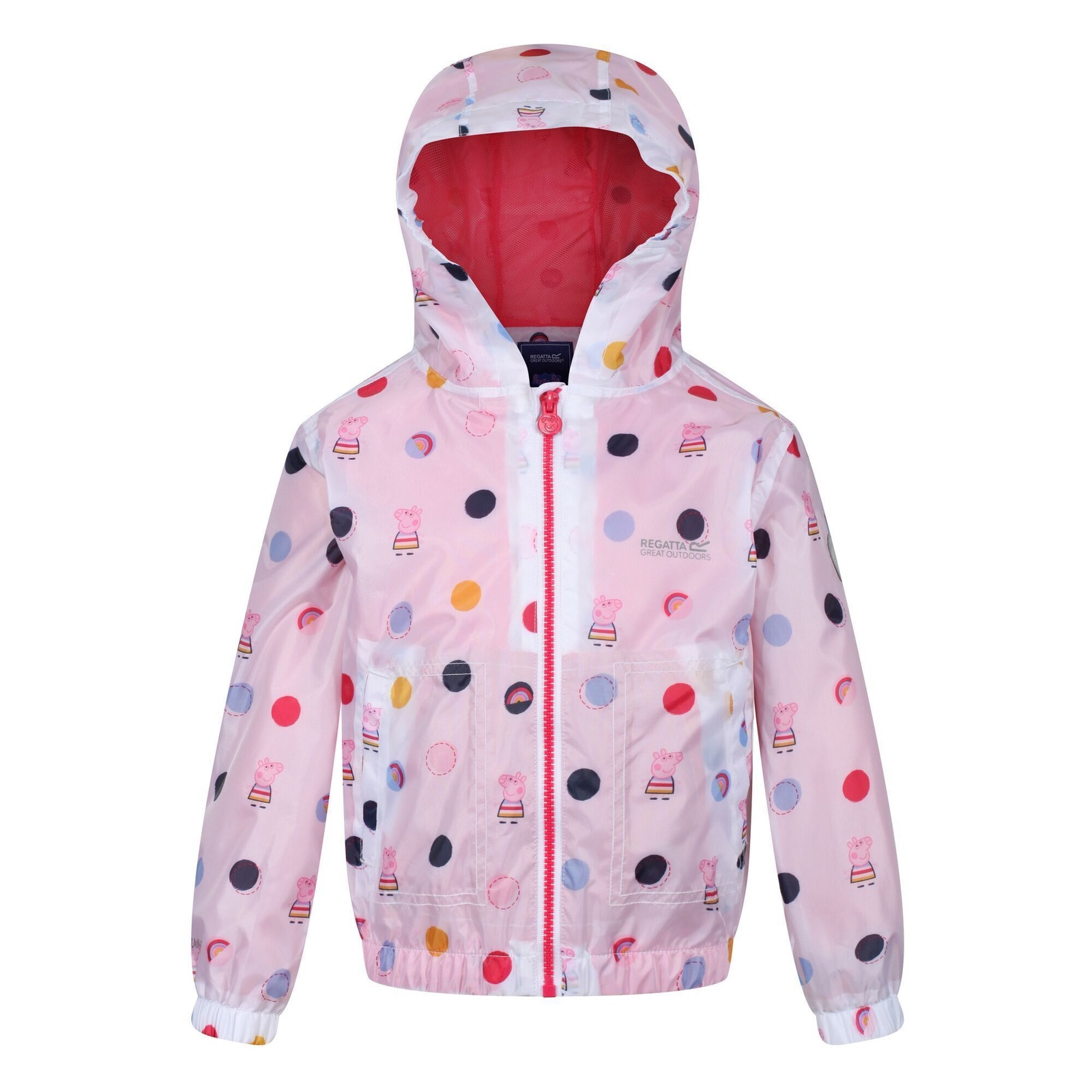 Regatta Boys  Waterproof Jacket Polyester Light Pink in Size 24/36 Months, BrandAlley