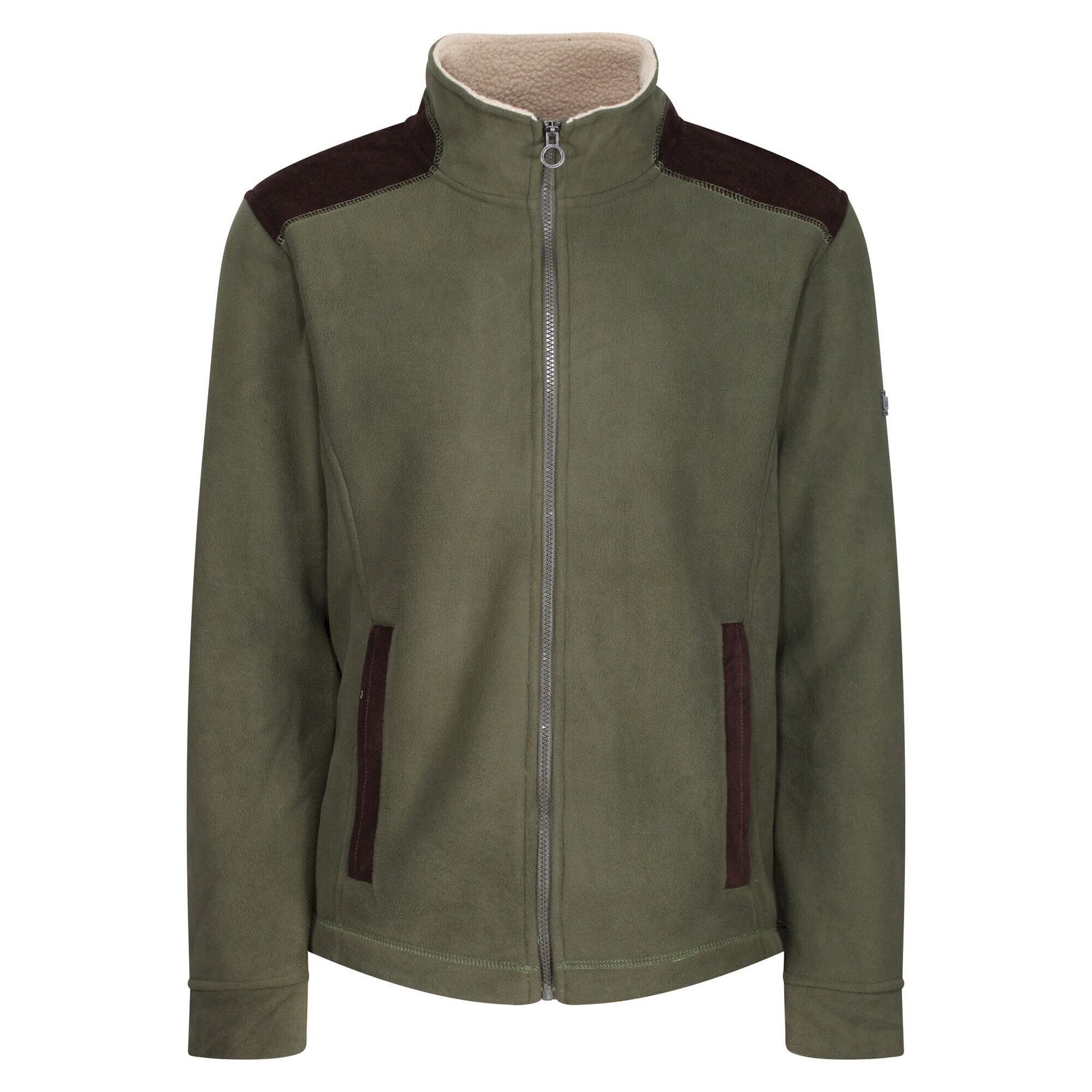 Regatta Men's  Fleece Jacket Polyester Dark Khaki in Size XL, BrandAlley