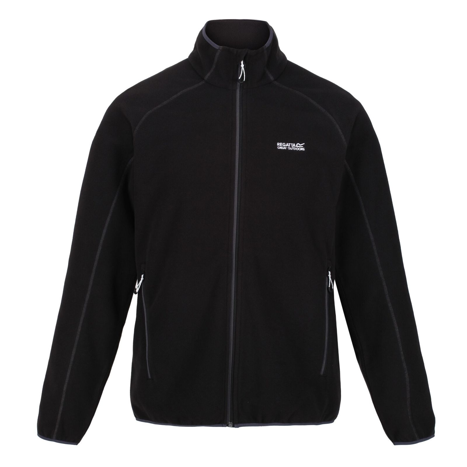 Regatta Men's  Fleece Jacket Hadfield Polyester Black in Size 5XL, BrandAlley