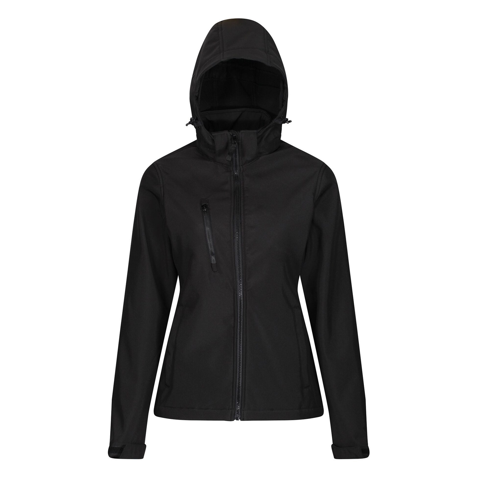 Regatta Women's   Black Soft Shell Jacket Polyester in Size 16, BrandAlley