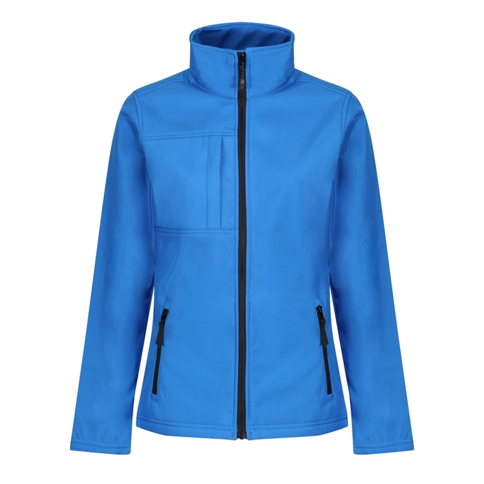 Regatta Women's   Blue Soft Shell Jacket Nylon Oxford /Black in Size 12, BrandAlley