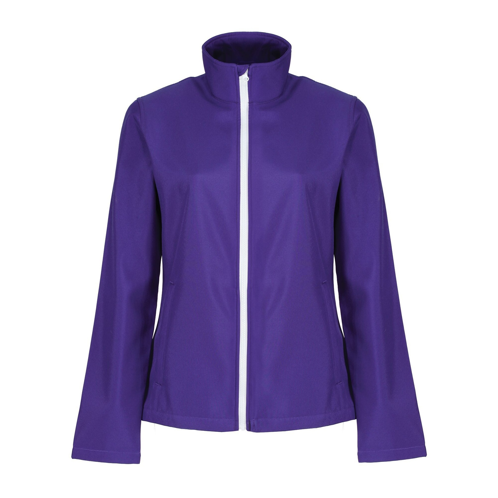 Regatta Women's  Soft Shell Jacket Polyester Purple/White in Size 16, BrandAlley