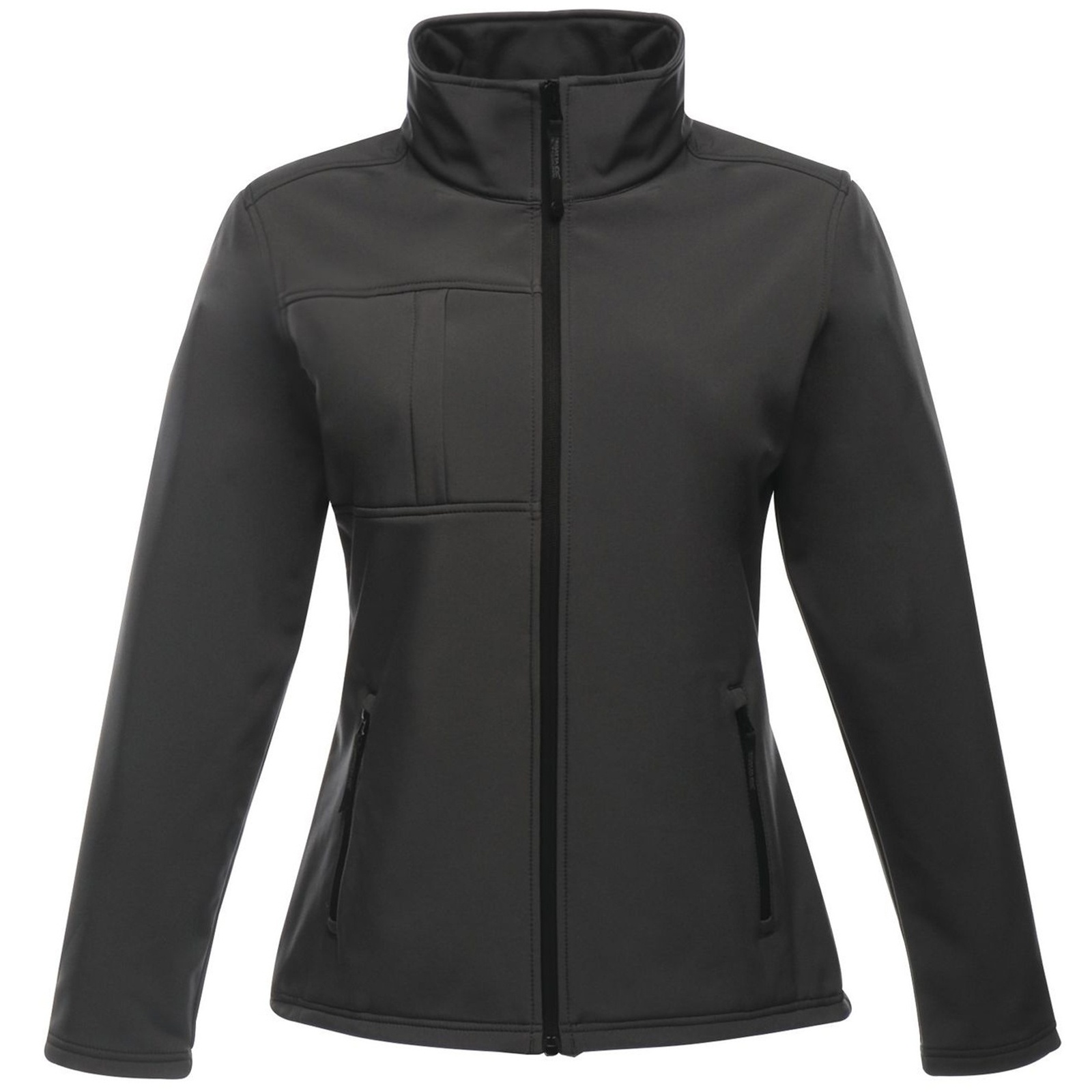 Regatta Women's  Soft Shell Jacket Nylon Seal Grey/Black in Size 16, BrandAlley
