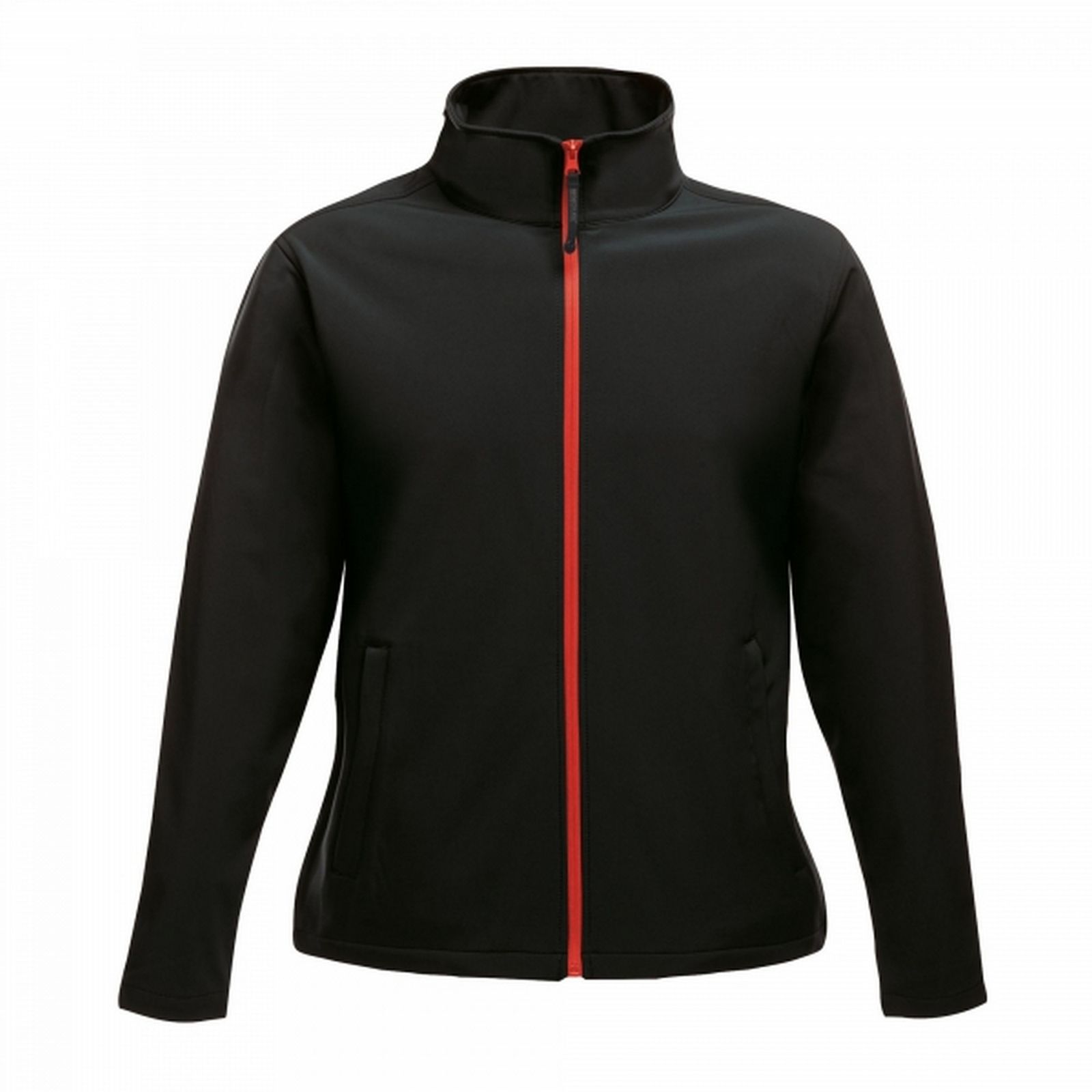 Regatta Women's   Black Soft Shell Jacket Polyester /Classic Red in Size 18, BrandAlley