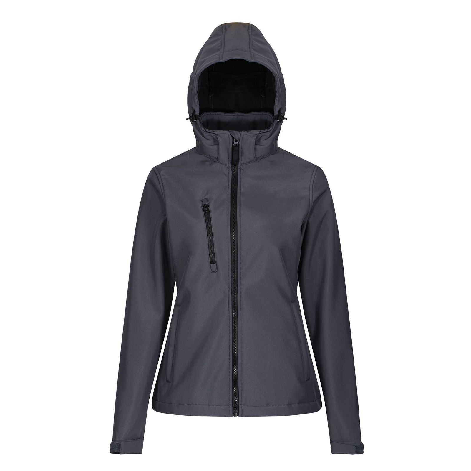 Regatta Women's  Soft Shell Jacket Polyester Seal Grey/Black in Size 20, BrandAlley