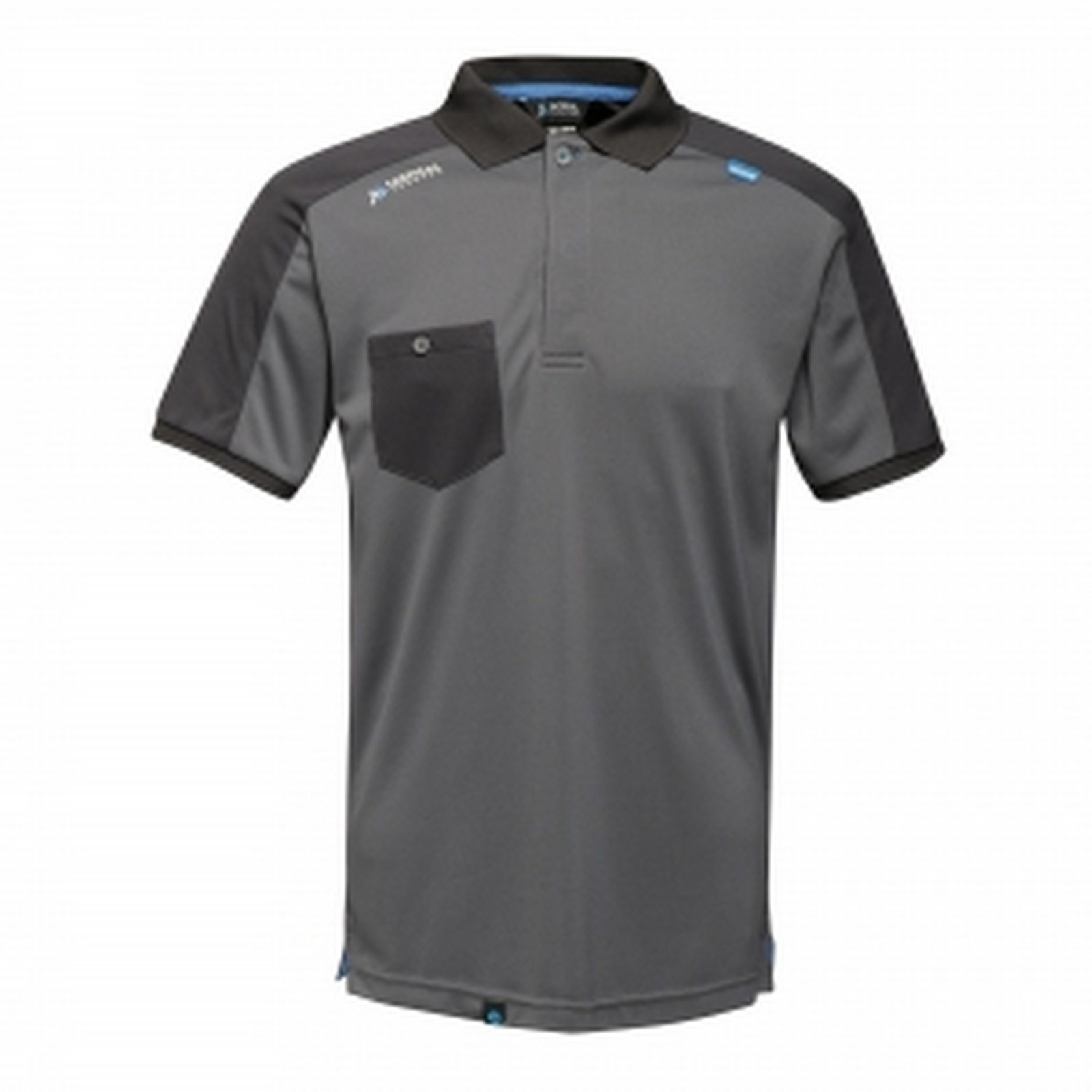 Regatta Men's  Polo Shirt Polyester Seal Grey in Size XL, BrandAlley
