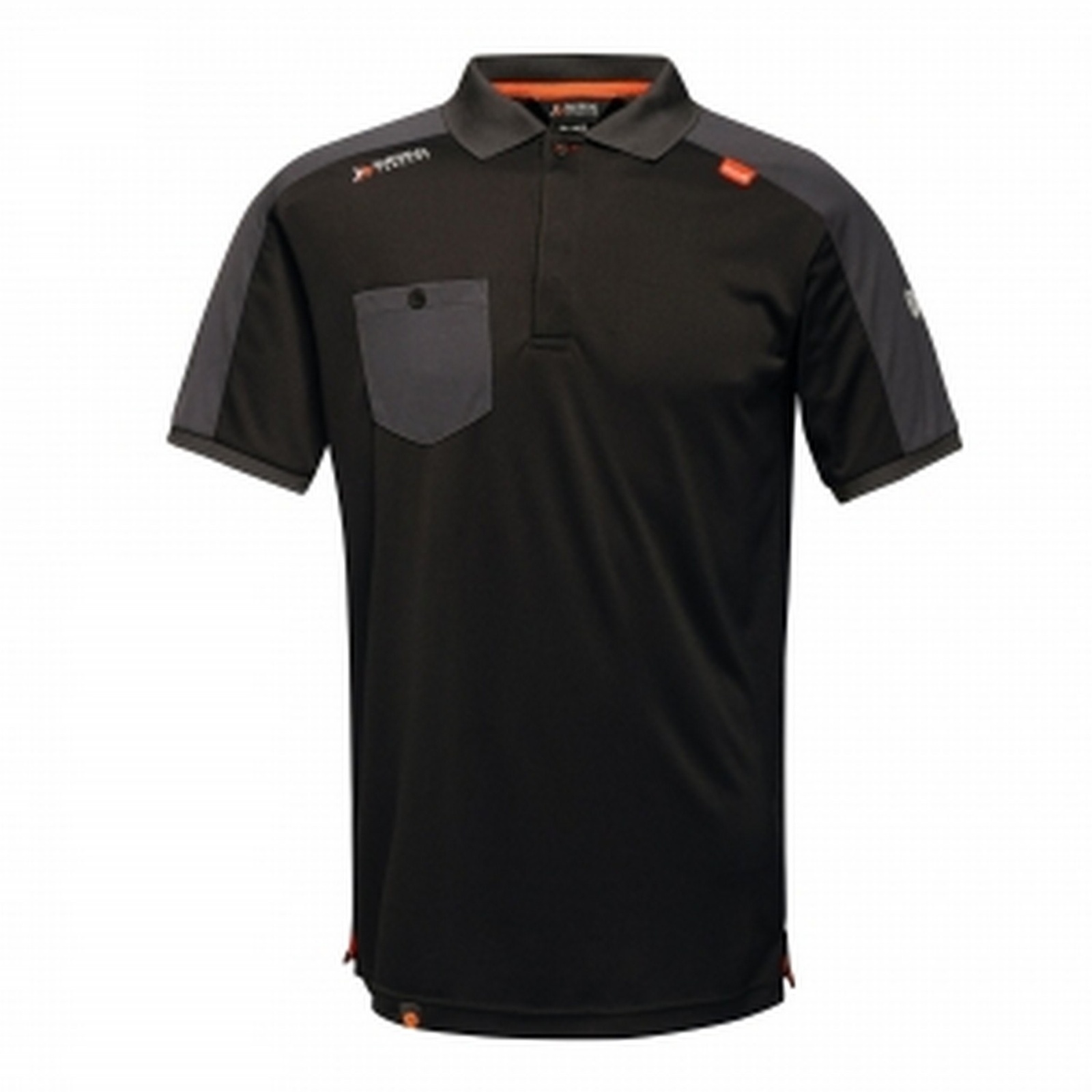 Regatta Men's   Black Polo Shirt Polyester in Size XL, BrandAlley
