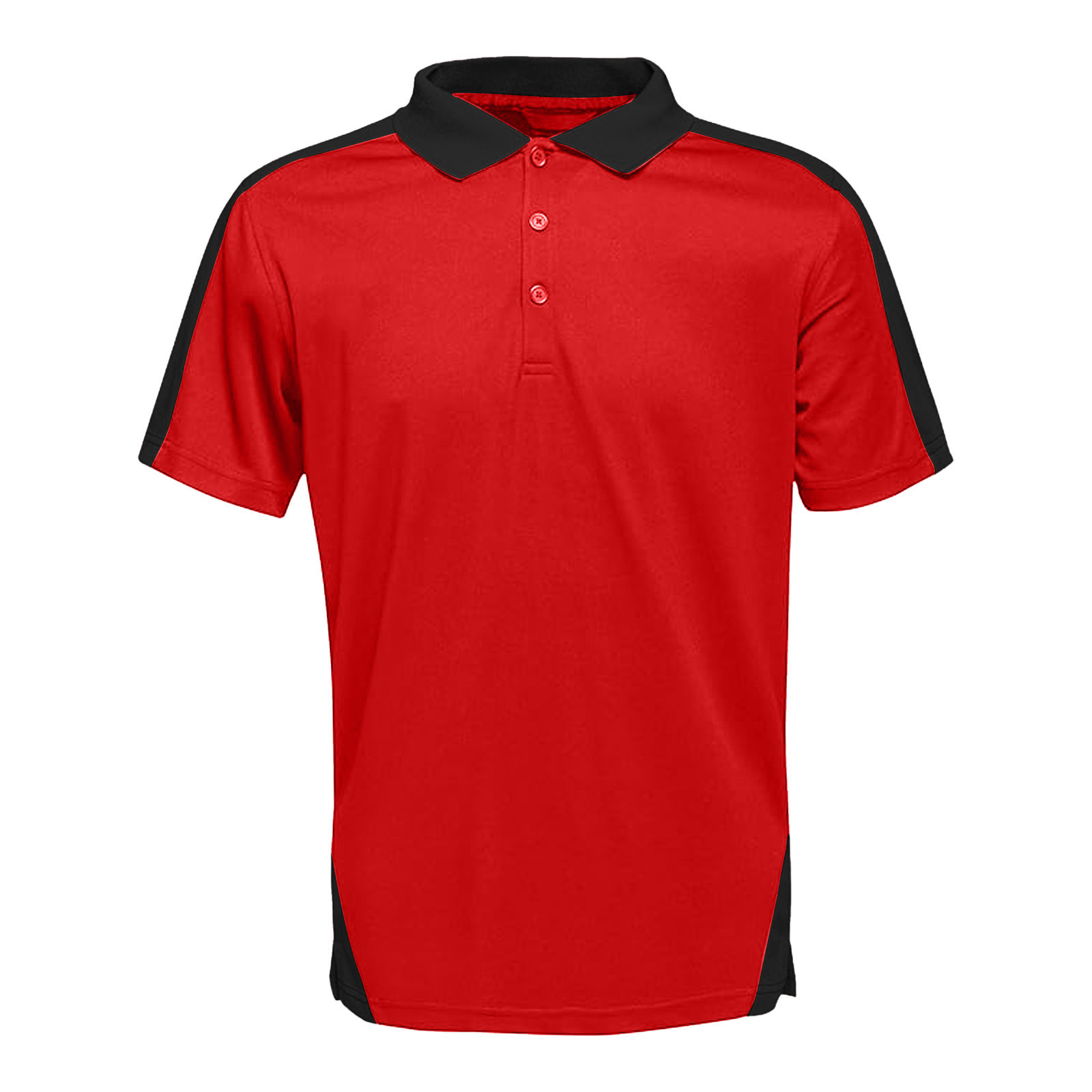 Regatta Men's  Polo Shirt Polyester Classic Red/Black in Size L, BrandAlley