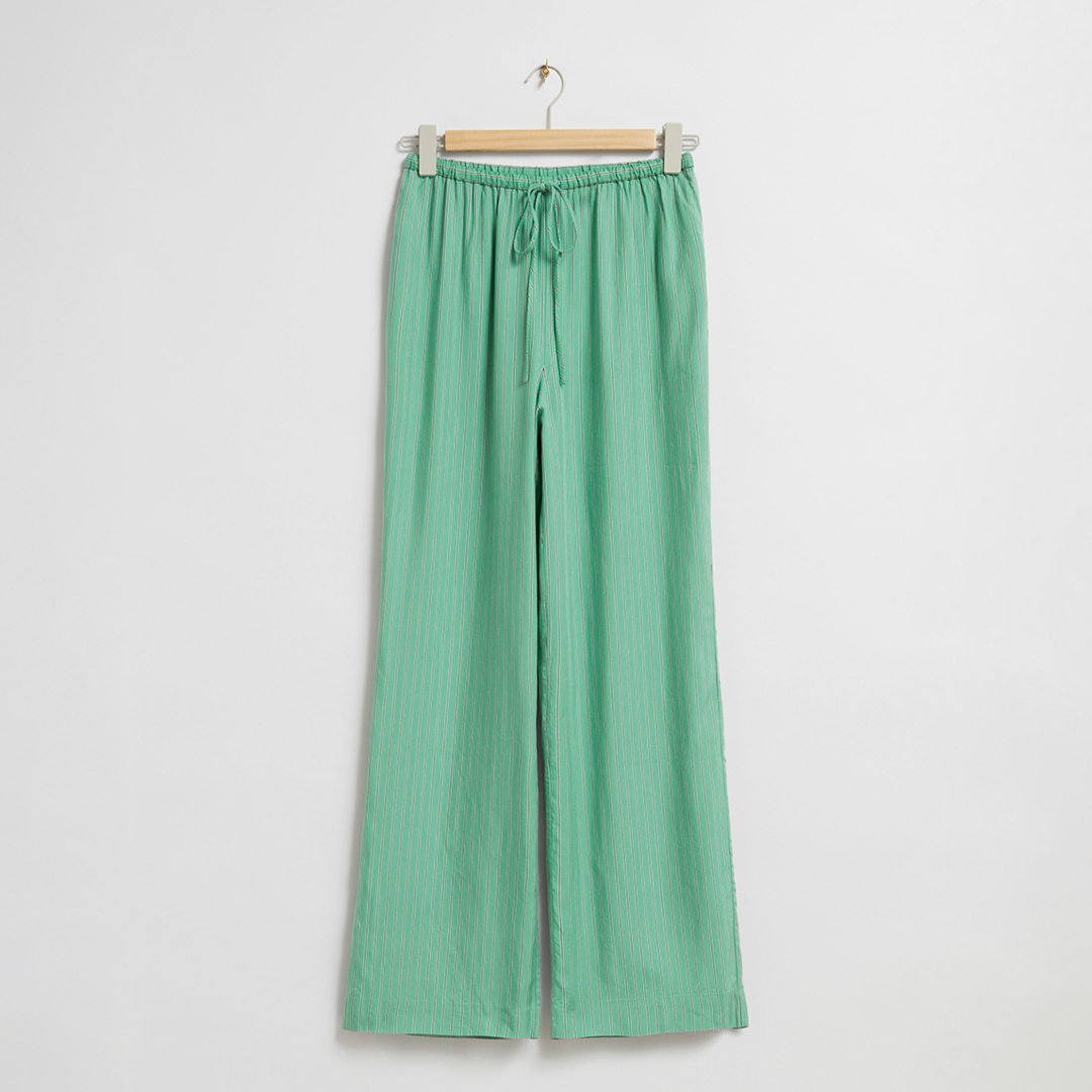 Multi Stripe Relaxed Trousers