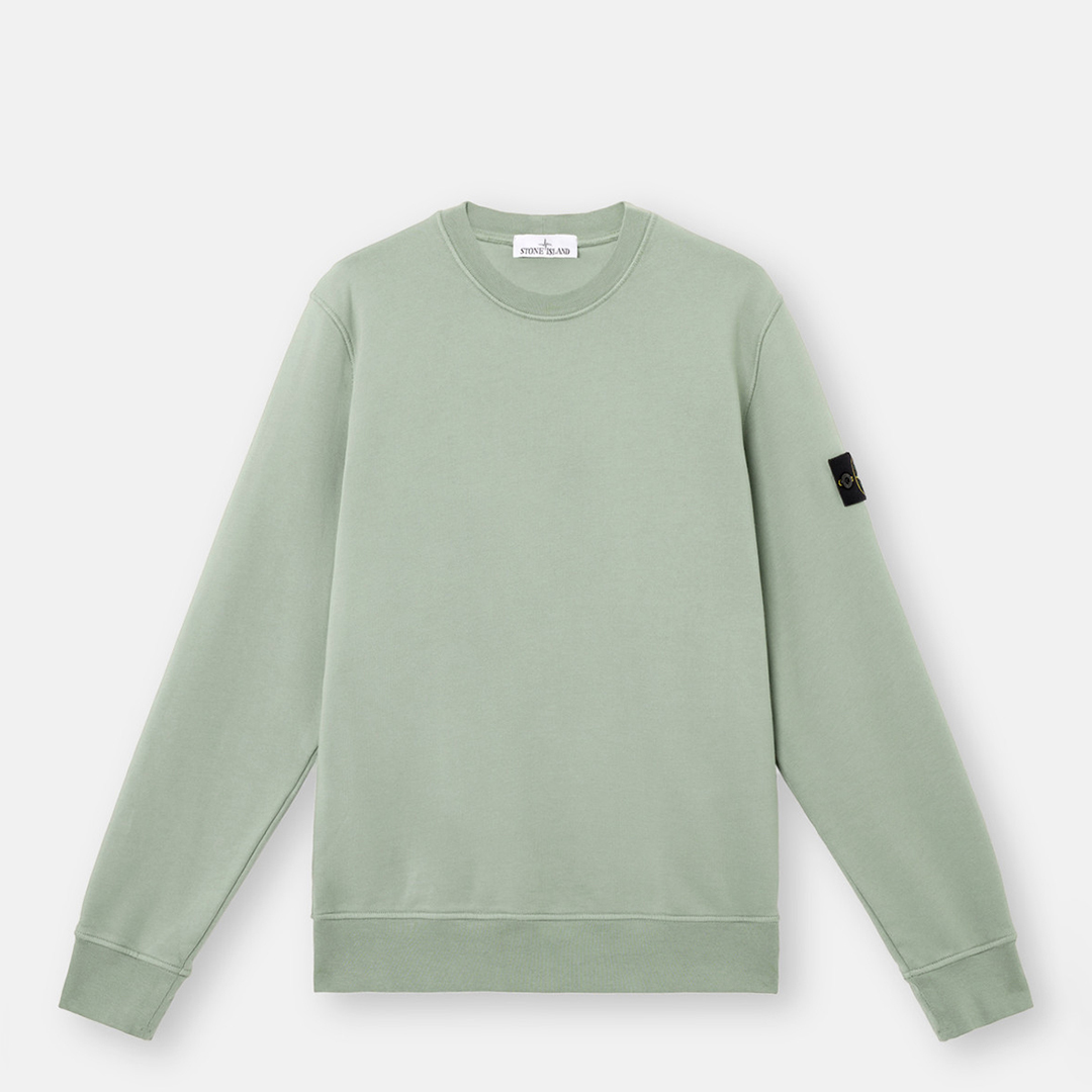Green Organic Cotton Fleece Sweatshirt