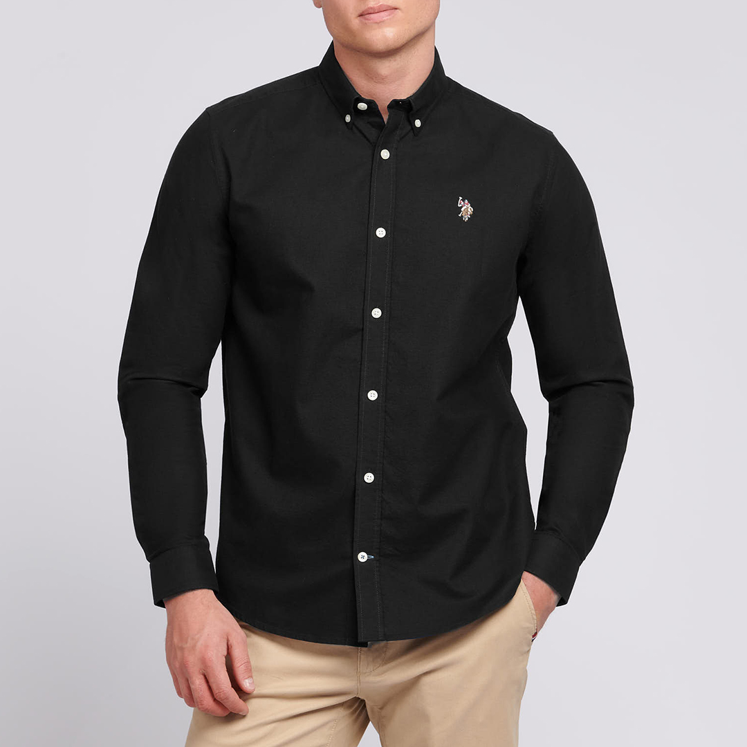 Black Oxford Cotton Shirt