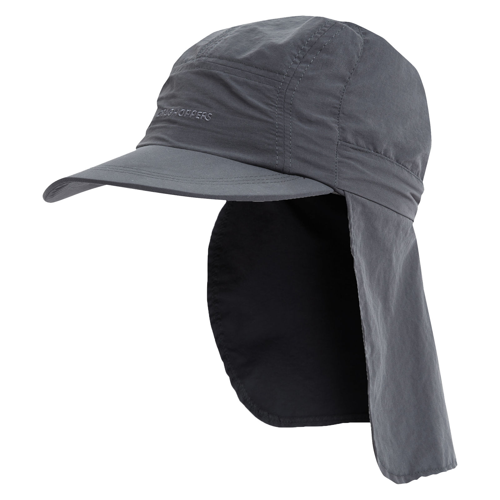 Craghoppers Men's   Black Desert Hat Nosilife Iii Recycled Polyamide Pepper in Size S/M, BrandAlley