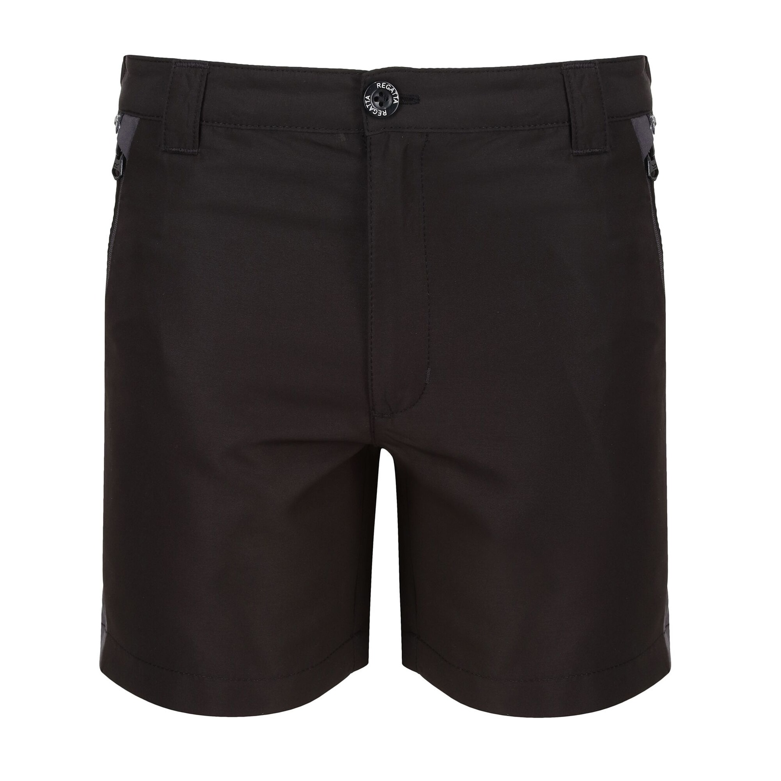 Regatta Girls  Shorts Sorcer Mountain III Polyester Black/Seal Grey in Size 13 Years, BrandAlley