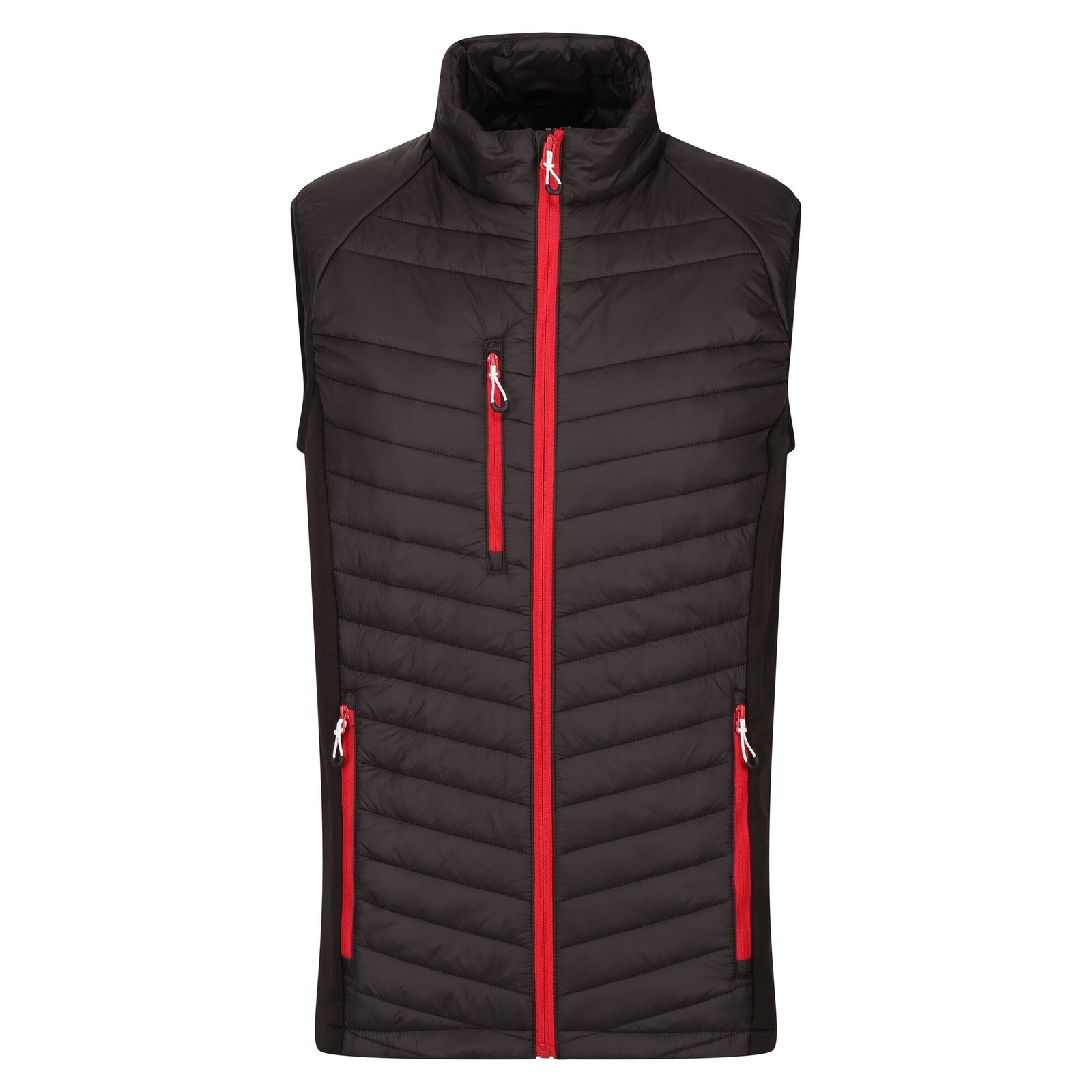 Regatta Men's  Gilet Polyamide Black/Classic Red in Size XXL, BrandAlley