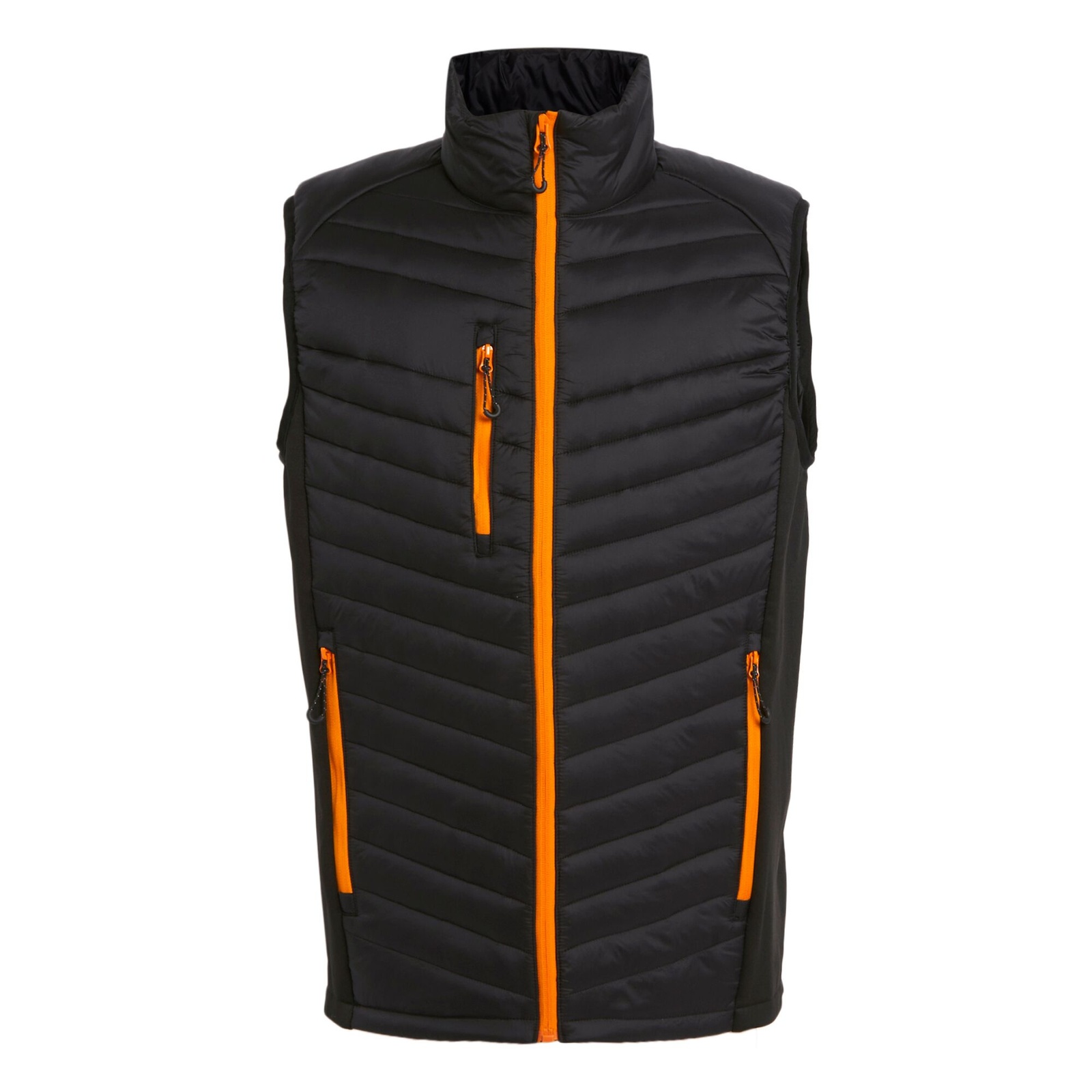 Regatta Men's   Black Gilet Polyamide /Orange Pop in Size XL, BrandAlley