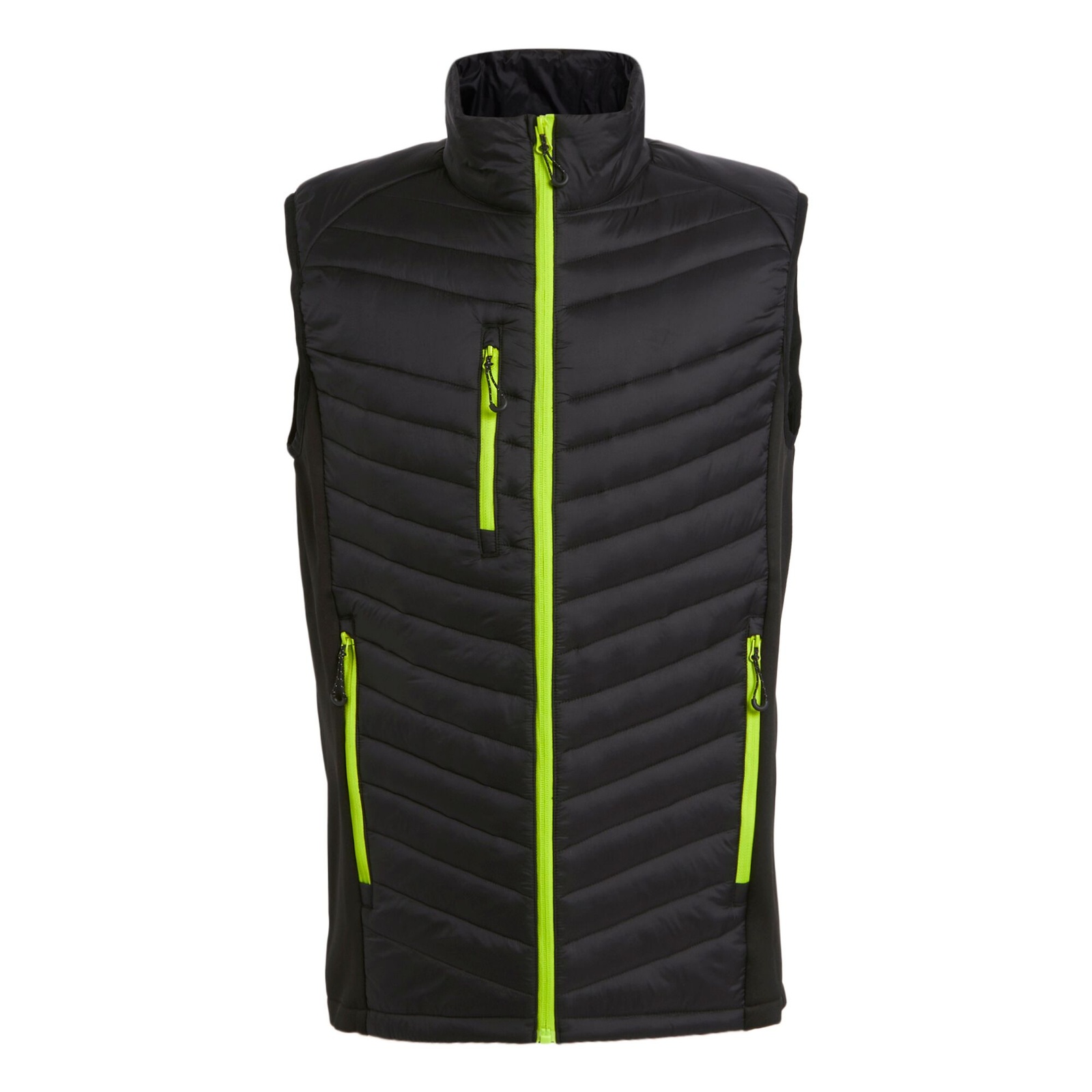 Regatta Men's  Gilet Polyamide Black/Lime Green in Size XXL, BrandAlley