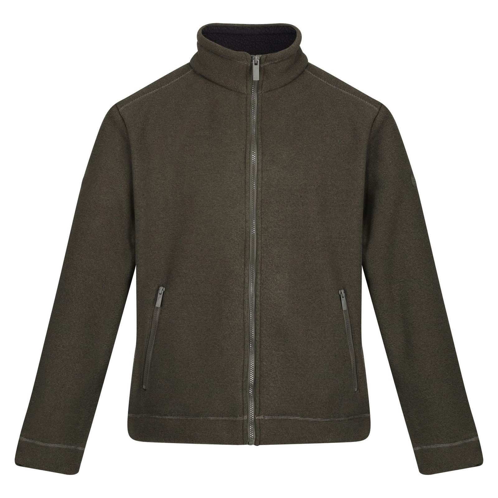 Regatta Men's  Fleece Jacket Garrian II Polyester Dark Khaki in Size 3XL, BrandAlley