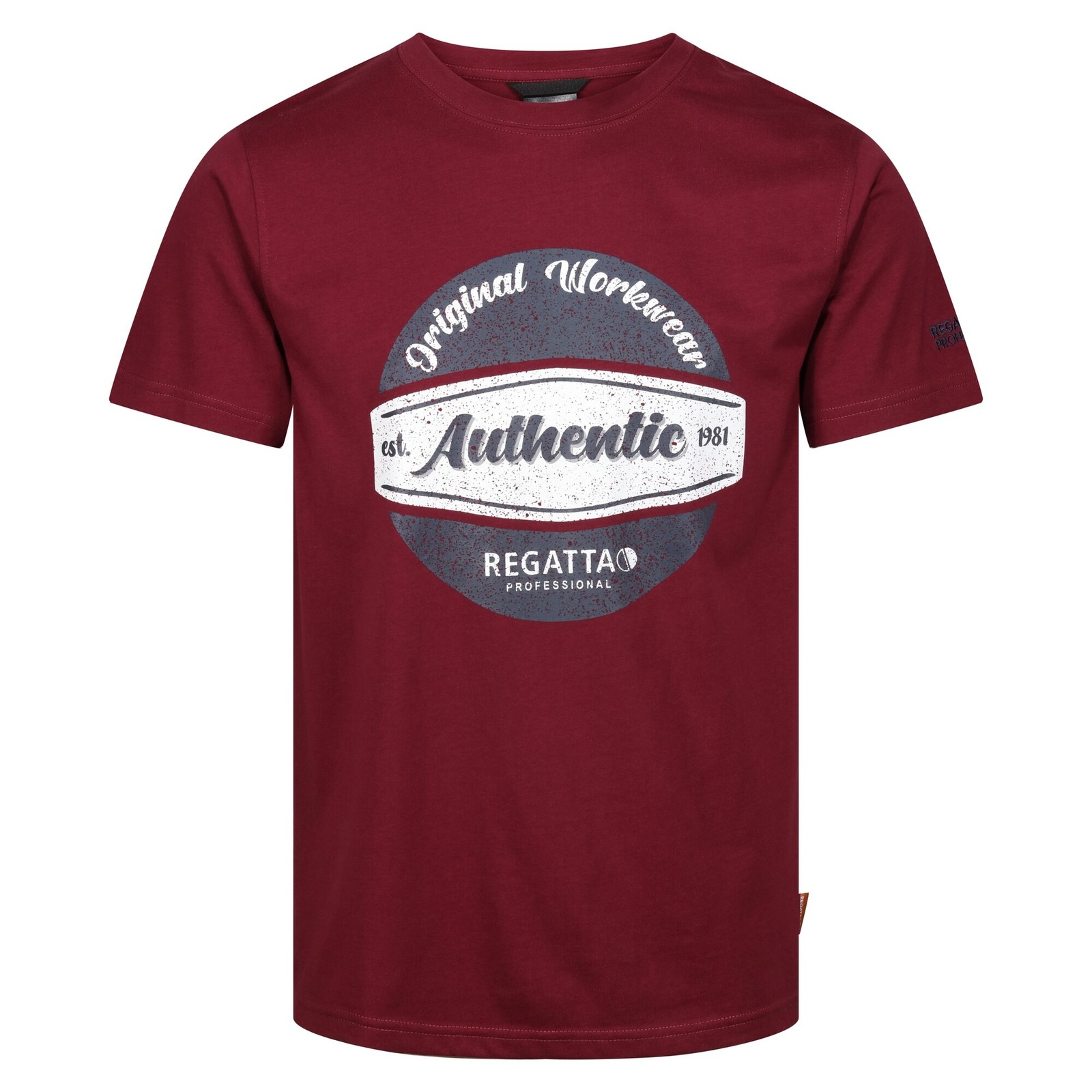 Regatta Men's  T-Shirt Cotton Burgundy in Size XL, BrandAlley