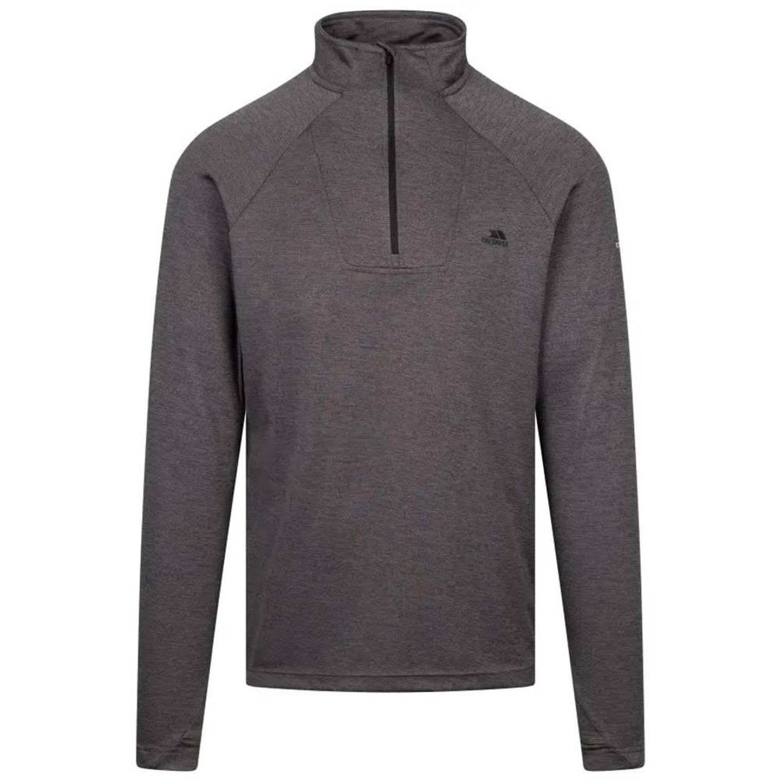Trespass Men's  Top Valin Polyester Black Marl in Size 3XL, BrandAlley