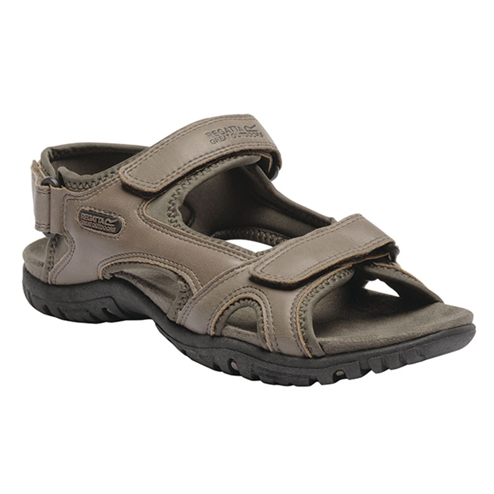 Regatta Men's   Brown Sandals Haris Polyester Walnut/Tree Top in Size 12, BrandAlley