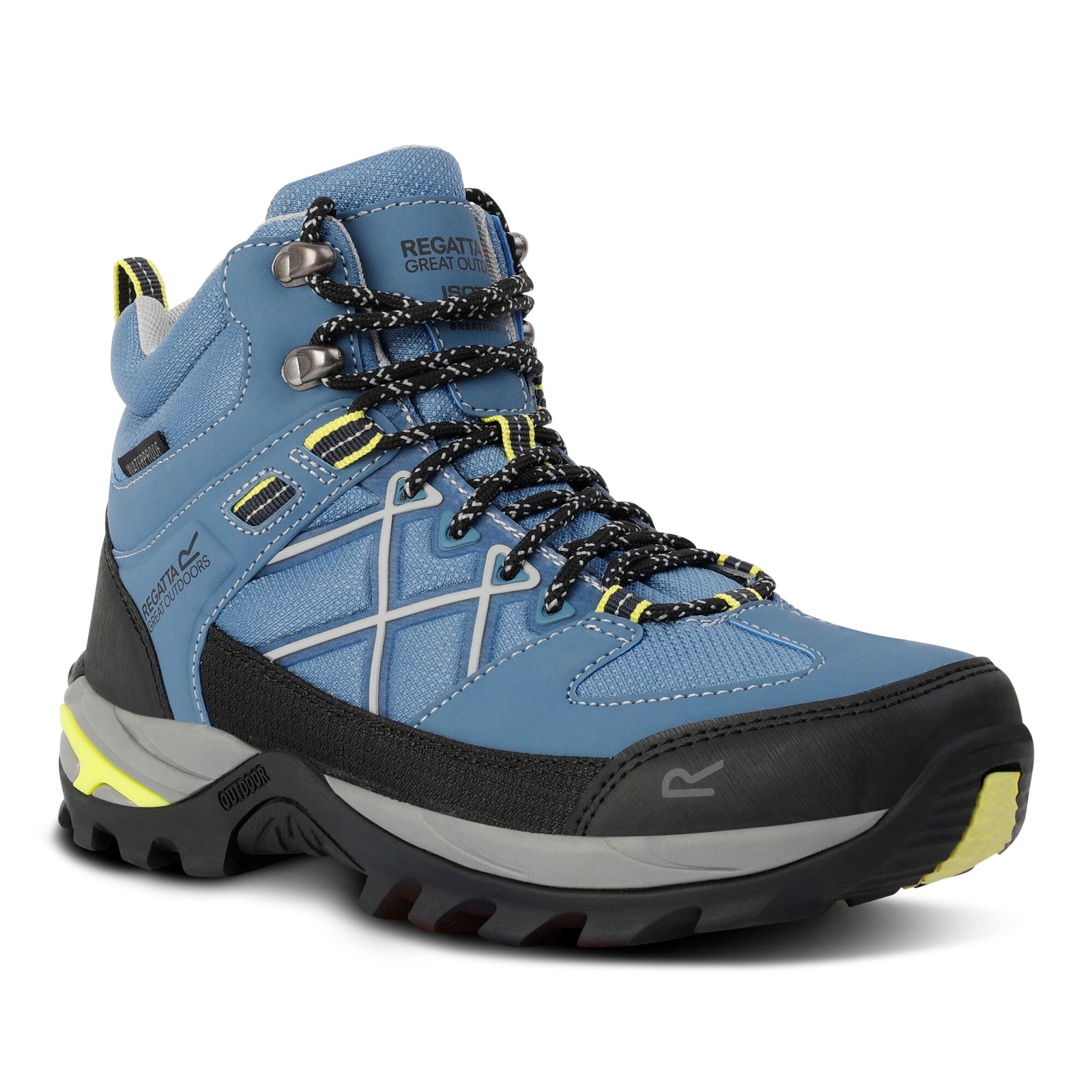 Regatta Women's   Blue Walking Boots Samaris Iii Mixed Coronet /Lime Punch in Size 7, BrandAlley