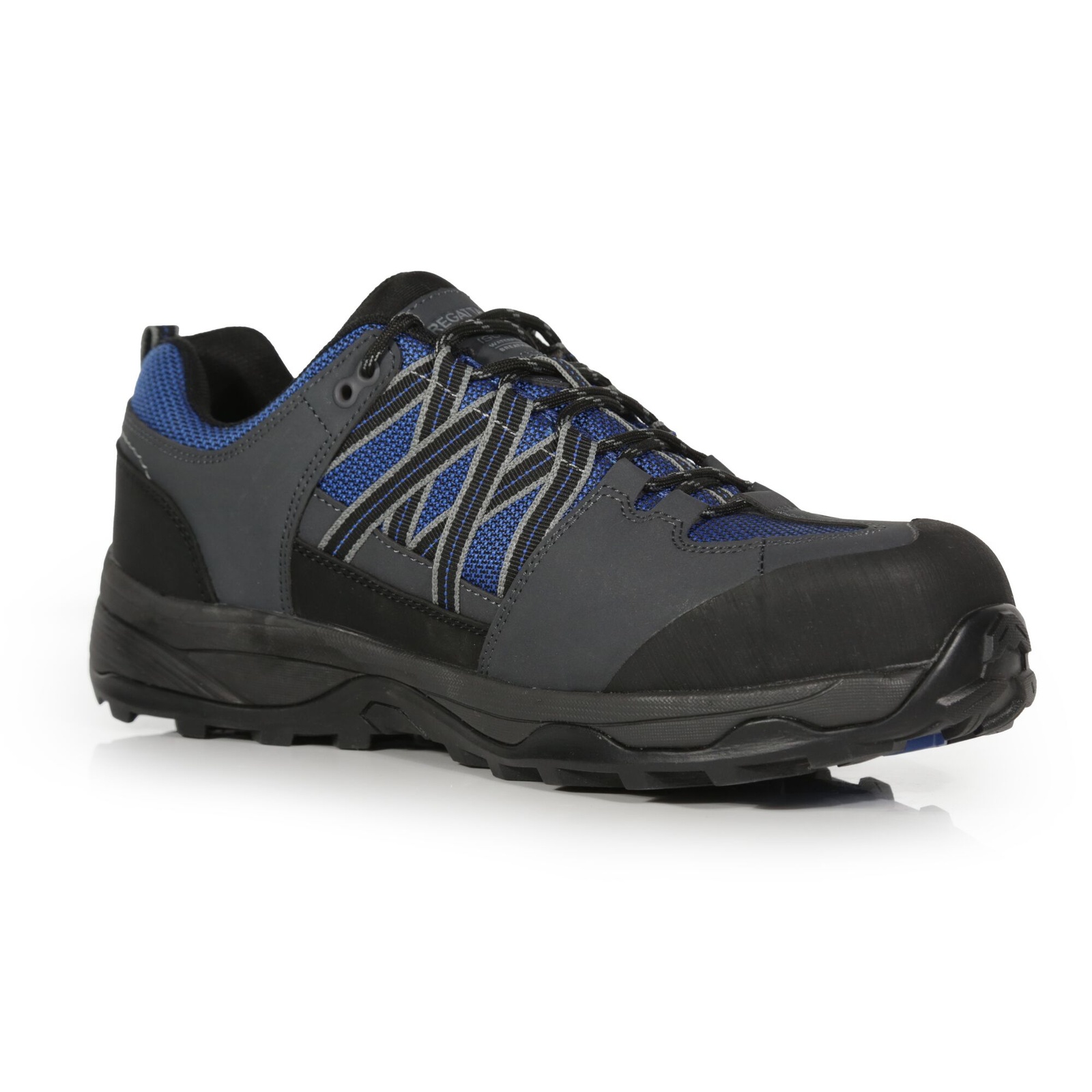 Regatta Men's  Safety Trainers Polyester Oxford Blue/Briar in Size 9, BrandAlley