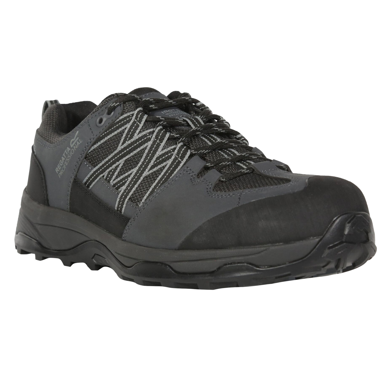 Regatta Men's  Safety Trainers Polyester Black/Briar in Size 6.5, BrandAlley