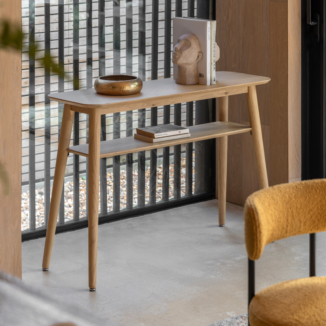 Gallery Living   Collins Console Table Natural in Size +44, BrandAlley