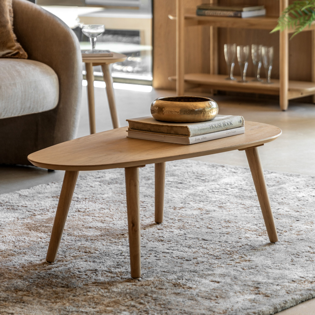 Gallery Living   Collins Coffee Table Natural in Size +44, BrandAlley