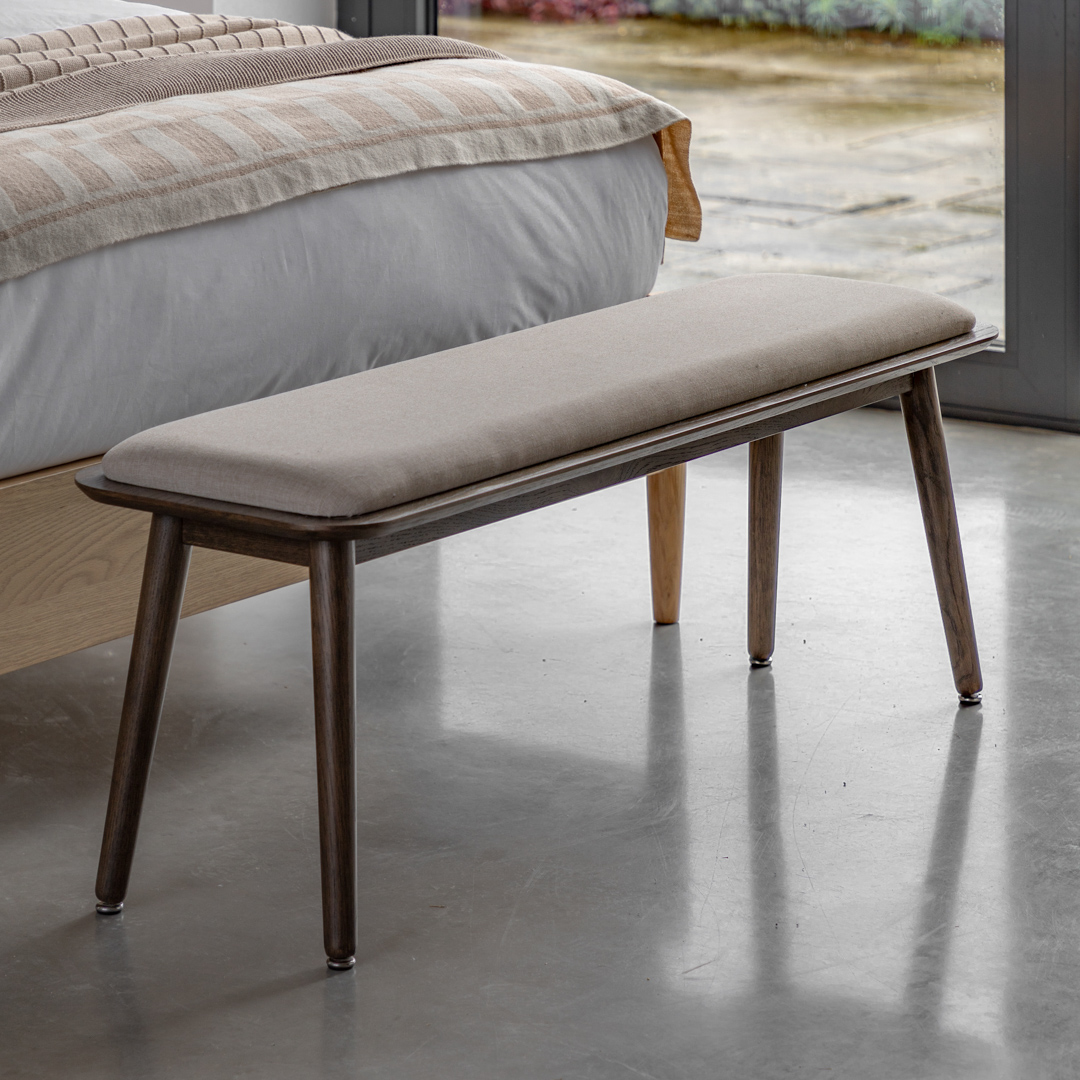 Gallery Living   Collins Bench Smoked in Size +44, BrandAlley