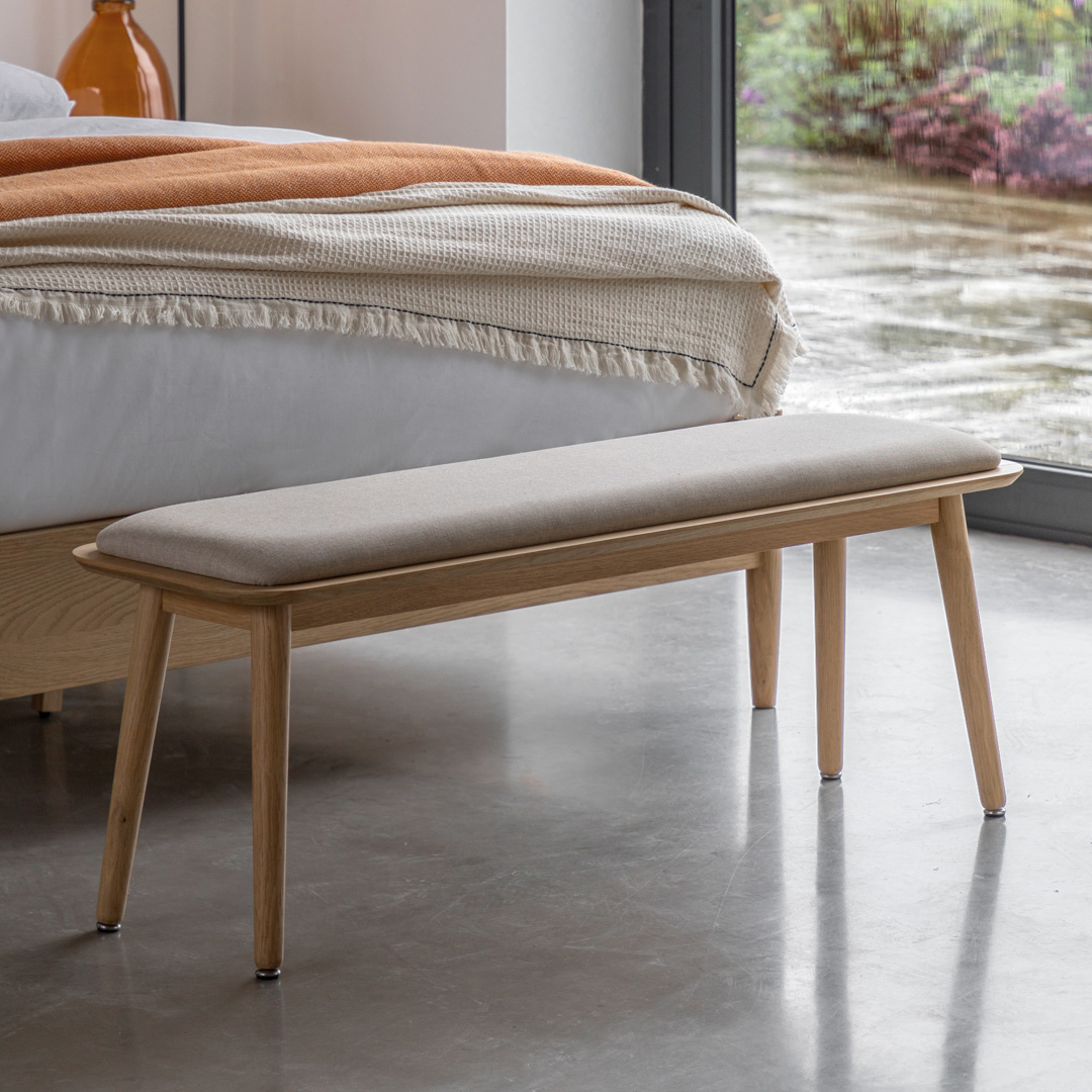 Gallery Living   Collins Bench Natural in Size +44, BrandAlley