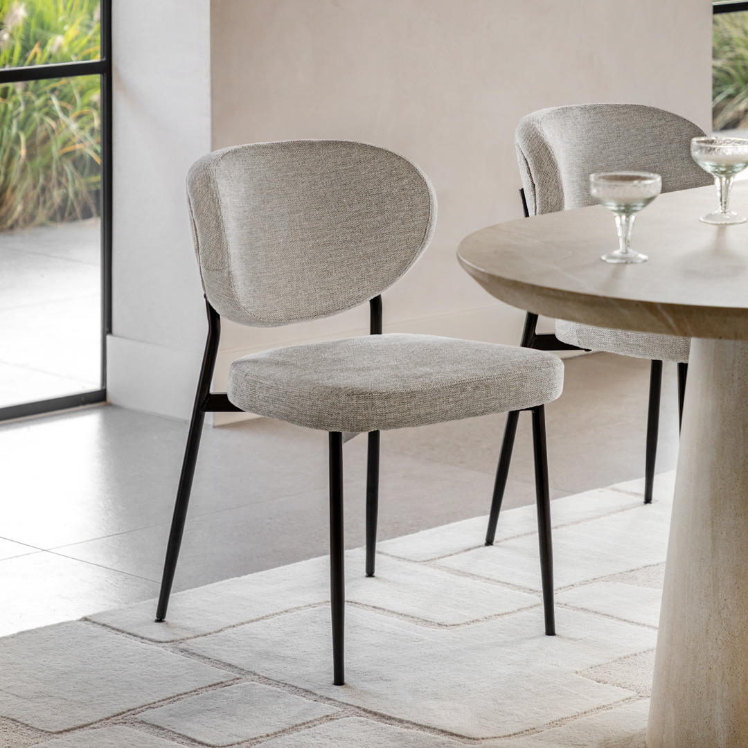 Gallery Living   Zaro Dining Chair Natural (2pk) in Size 2, BrandAlley