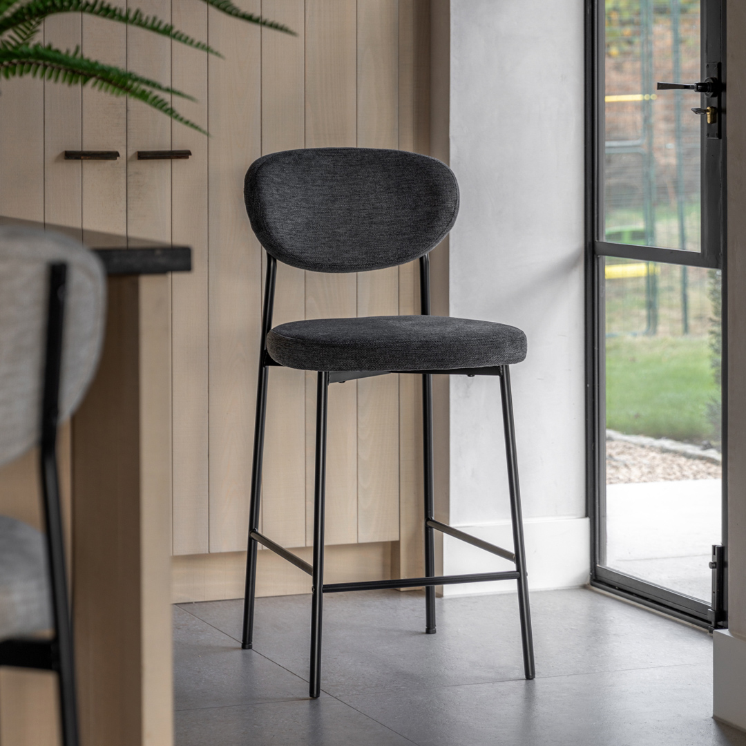 Gallery Living   Zaro Stool Charcoal (2pk) in Size 2, BrandAlley